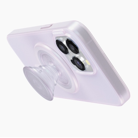 PopSocket White Opalescent iPhone 15 Pro Max Case NEW - Picture 4 of 4